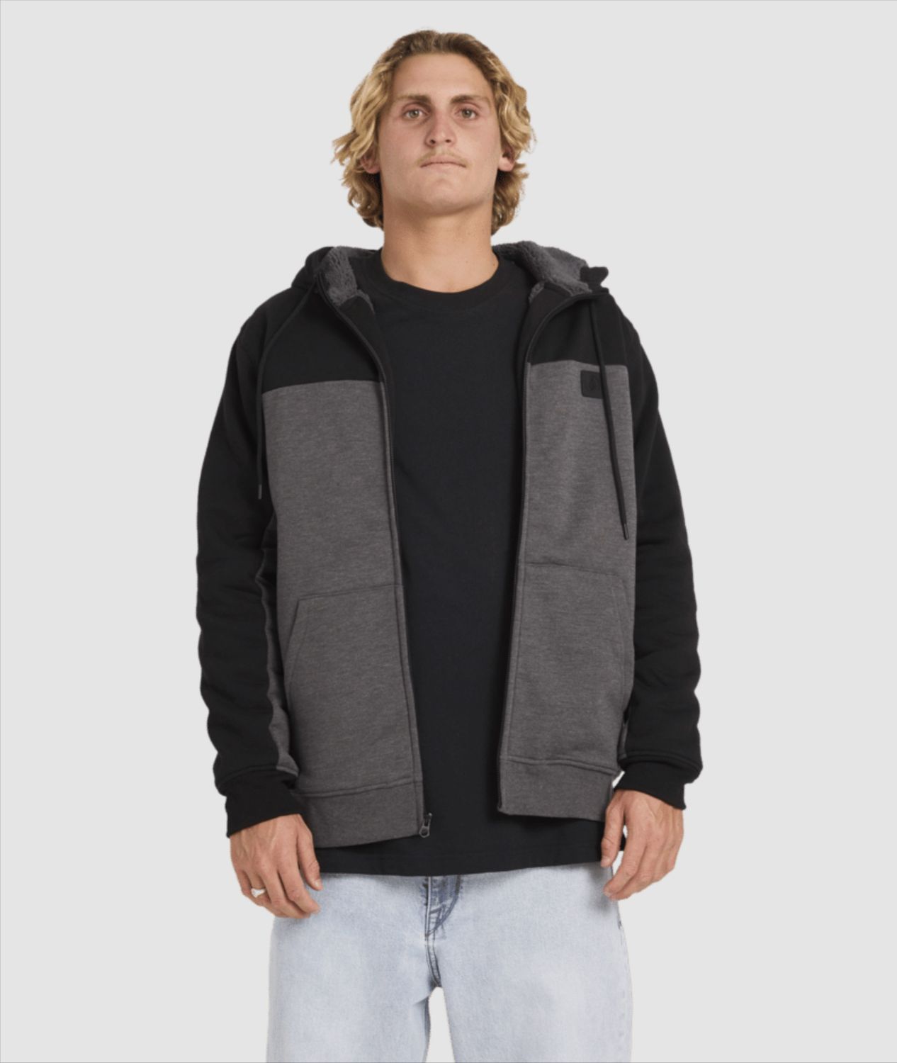 Division Lined Zip Hoodie