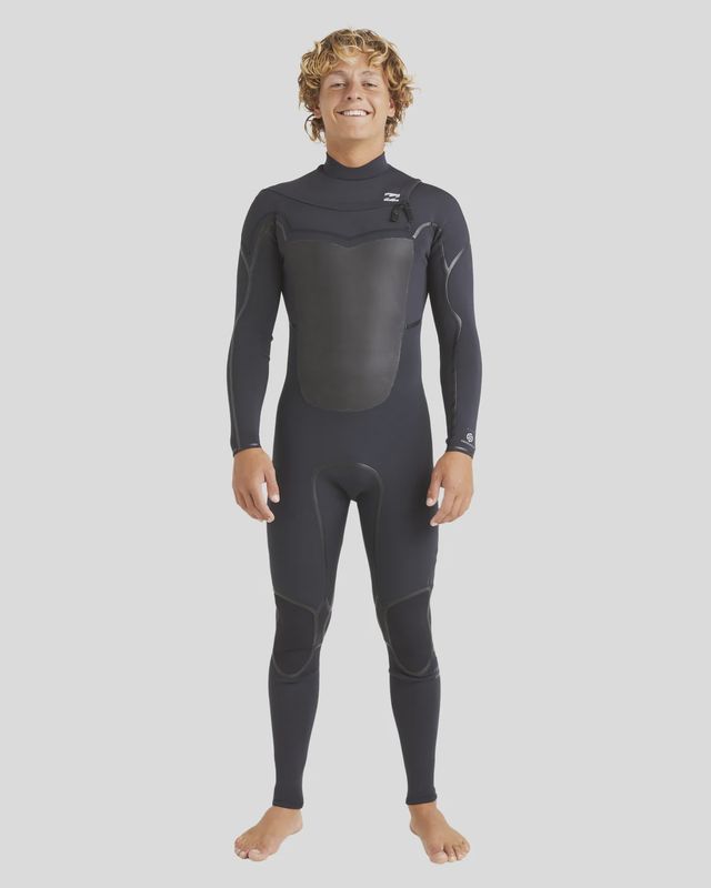 Mens 3/2mm Absolute Natural Chest Zip Steamer Wetsuit
