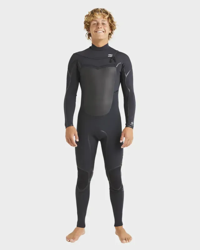 Mens 3/2mm Absolute Natural Chest Zip Steamer Wetsuit