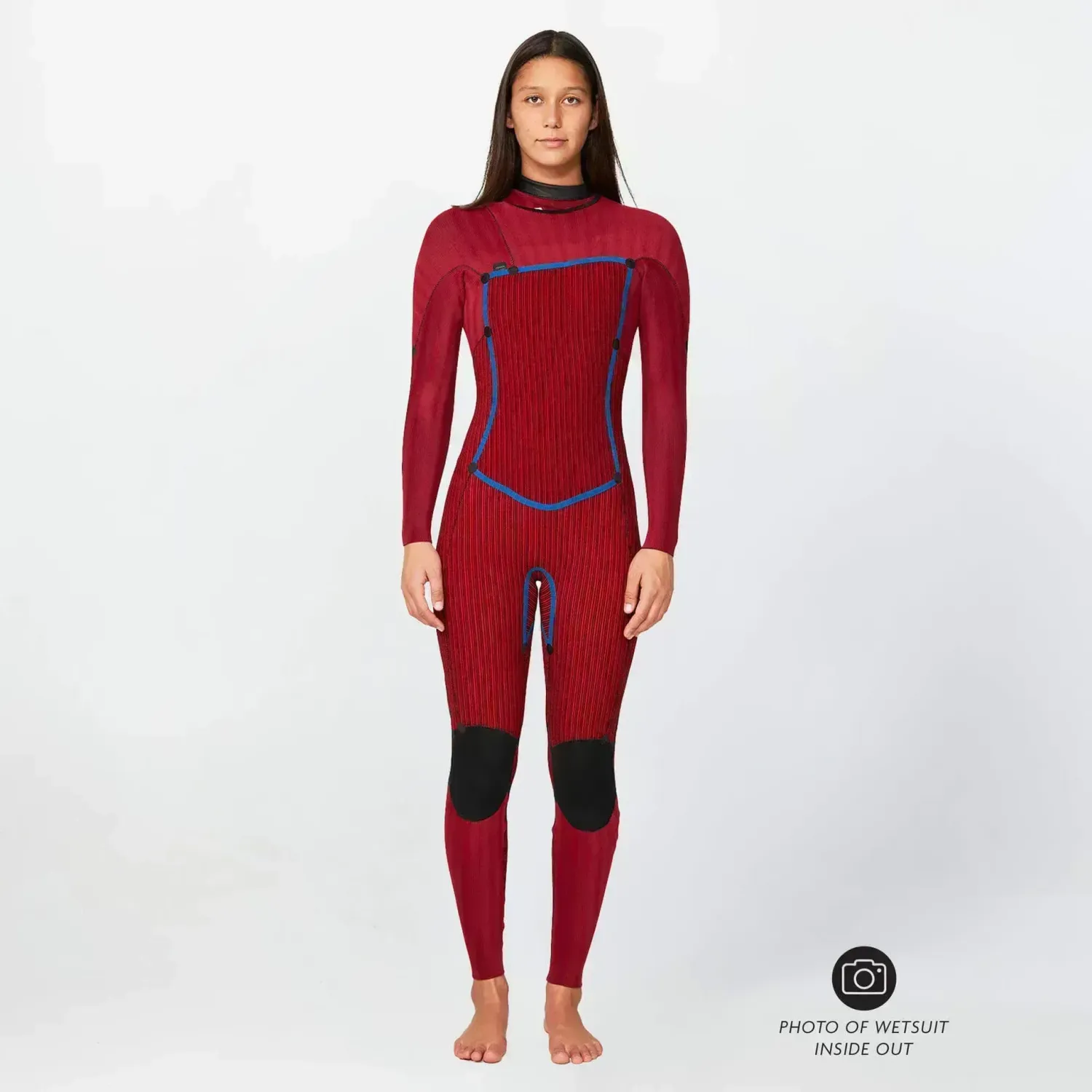 Womens HyperFire X 3/2mm Steamer Chest Zip Wetsuit