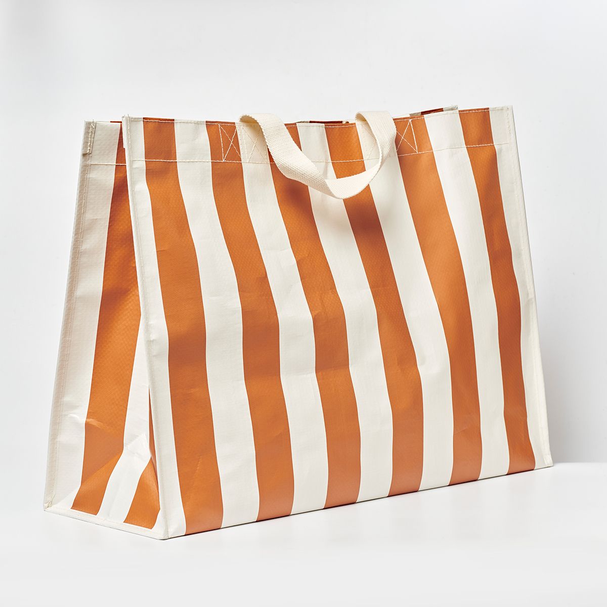 Carryall Beach Bag -Tierra Clay Bold Stripe