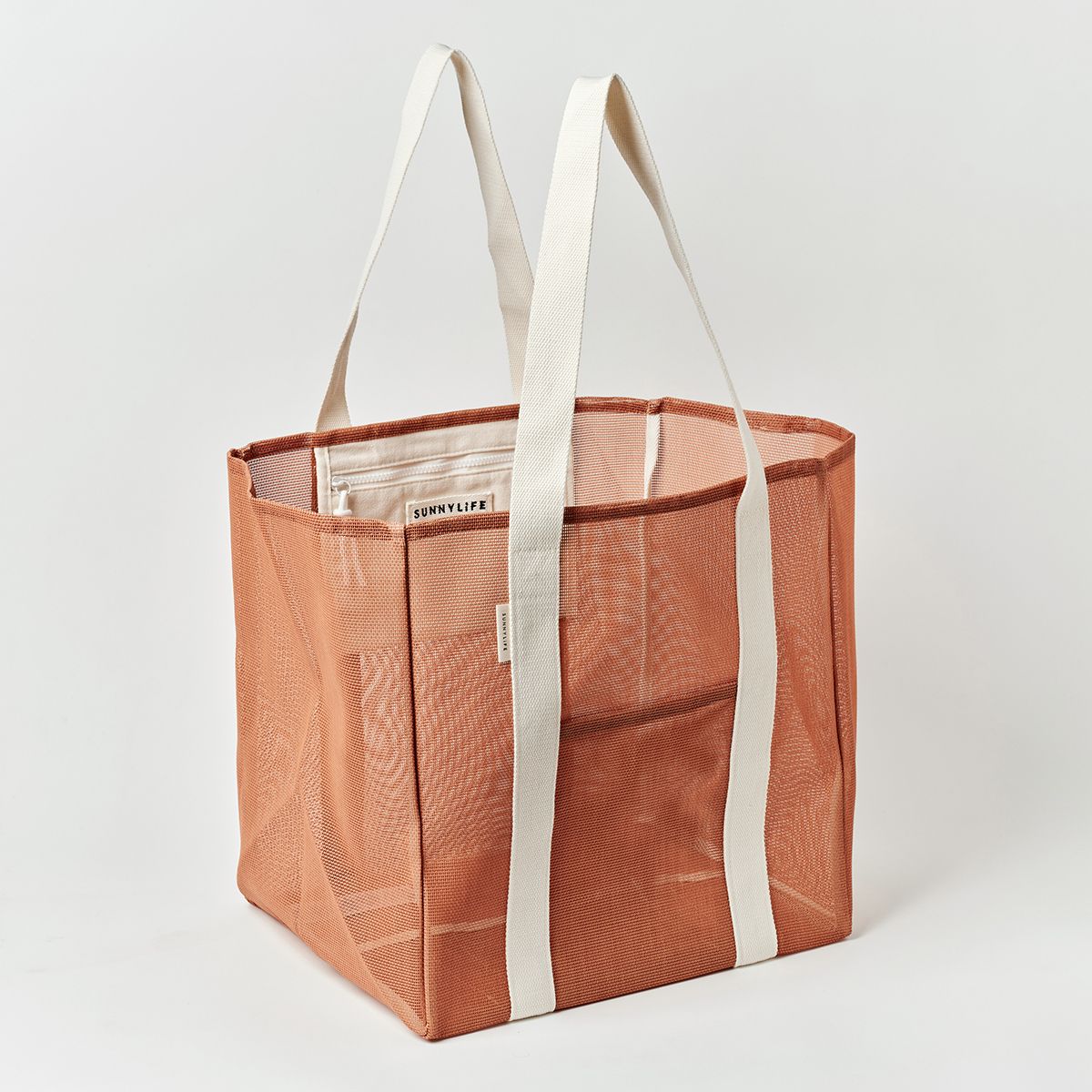 Mesh Beach Bag - Tierra Clay