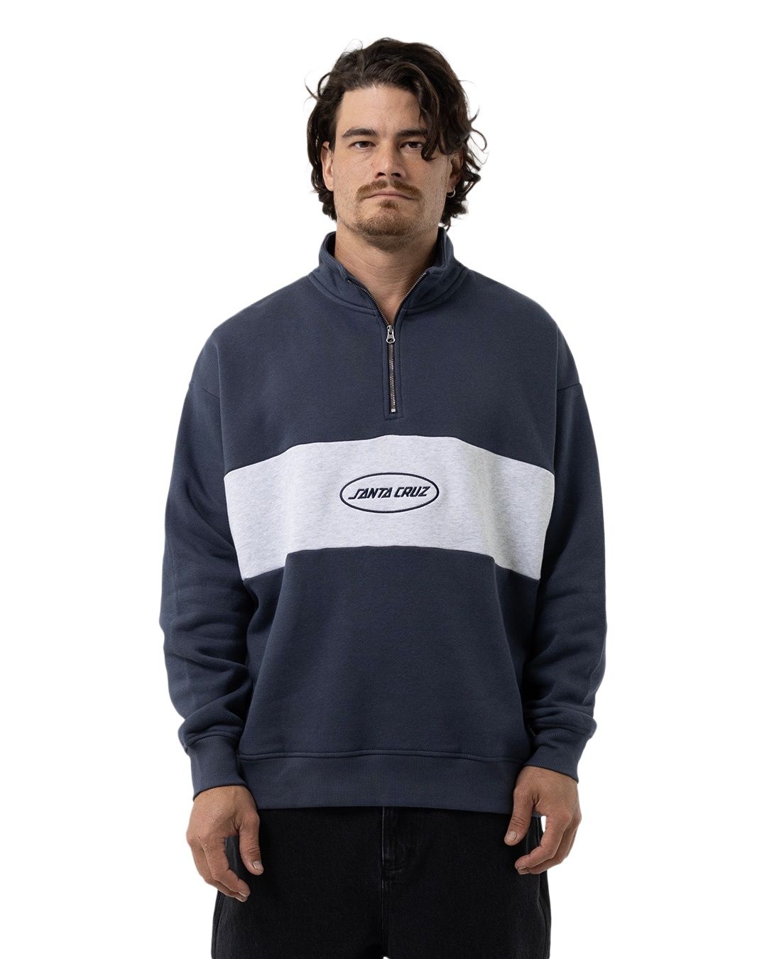 Slam Oval Strip Front Sweater