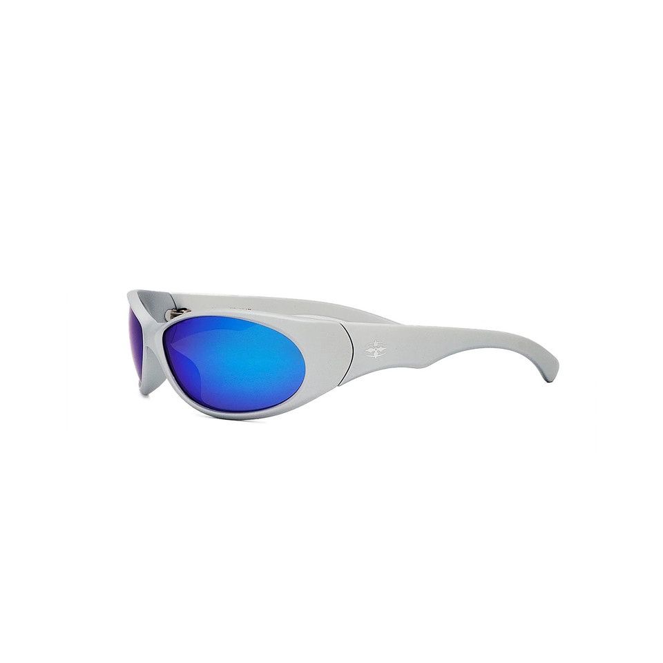 Demon Speed - Matte Chrome / Blue Polarised