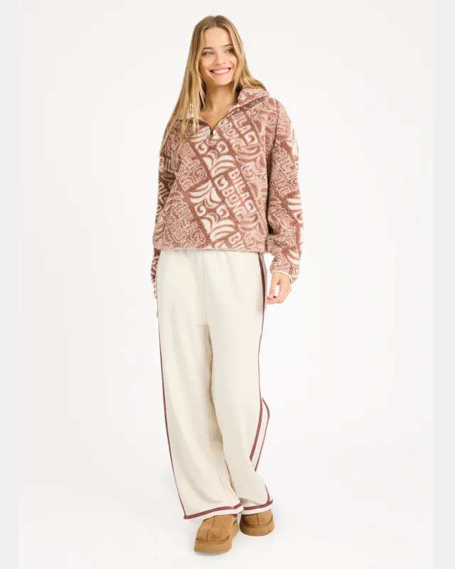 Womens Go For It Half Zip Fleece Pullover