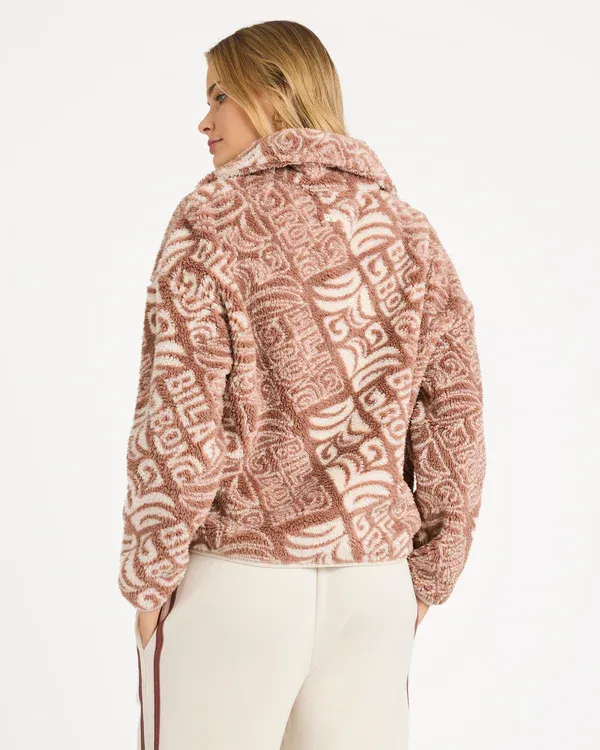Womens Go For It Half Zip Fleece Pullover