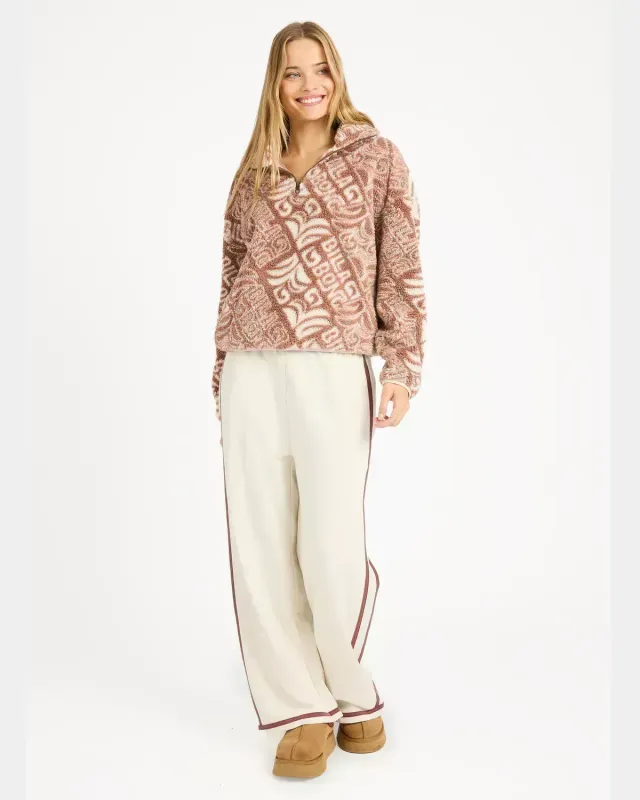 Womens Go For It Half Zip Fleece Pullover