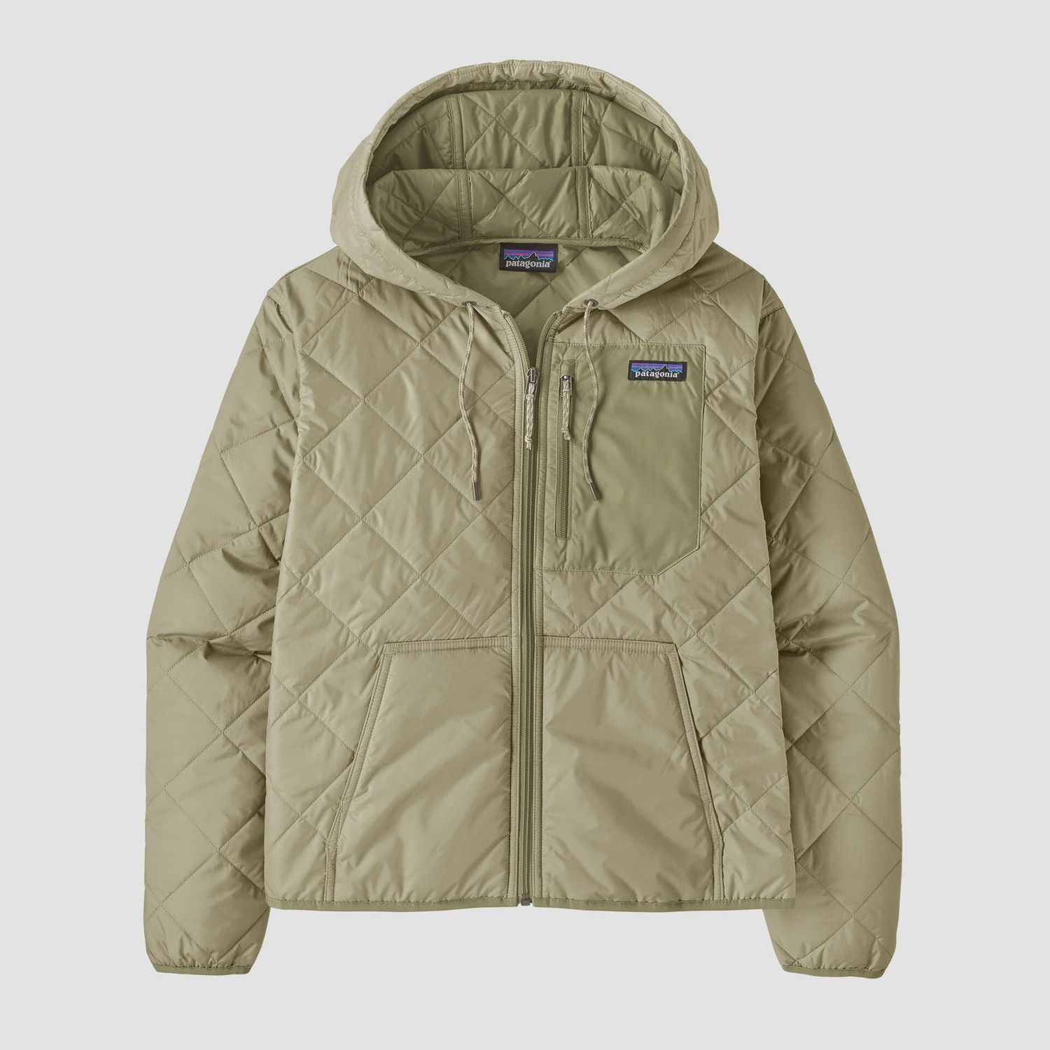 Women's Diamond Quilted Bomber Hoody