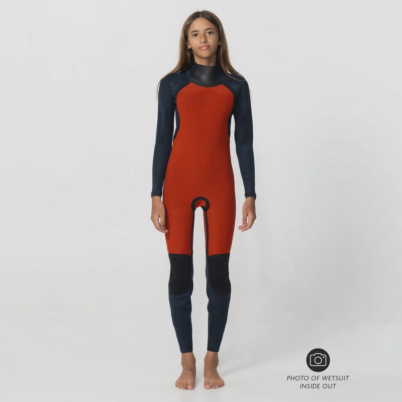 Girl's Bahia 3/2mm Steamer Back Zip