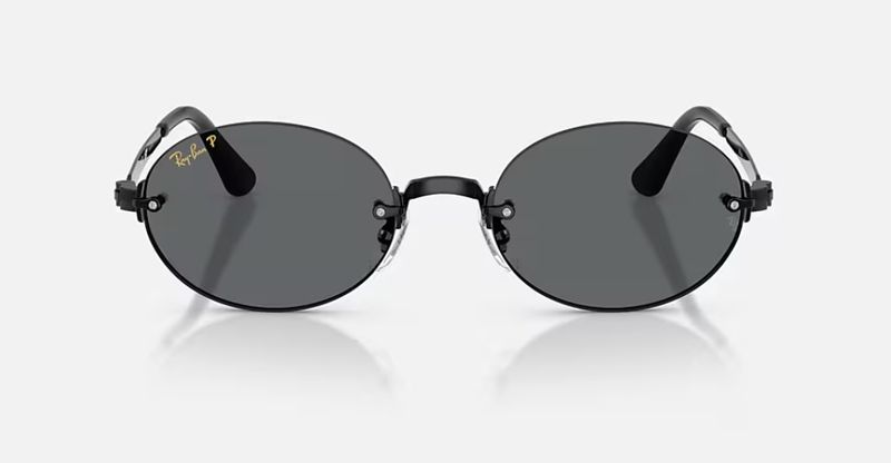 RB3929 BY A$AP ROCKY - Polished Black Frame Dark Grey Lenses