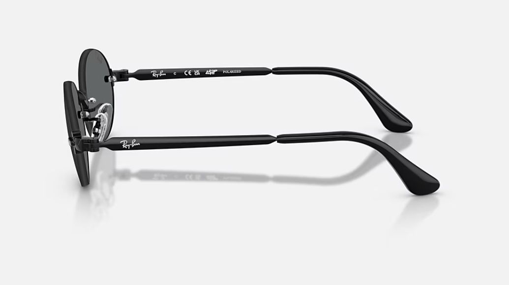 RB3929 BY A$AP ROCKY - Polished Black Frame Dark Grey Lenses