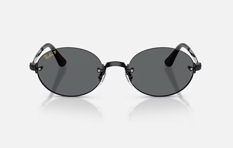 RB3929 BY A$AP ROCKY -Polished Black Frame, Dark Grey Polraised Lenses