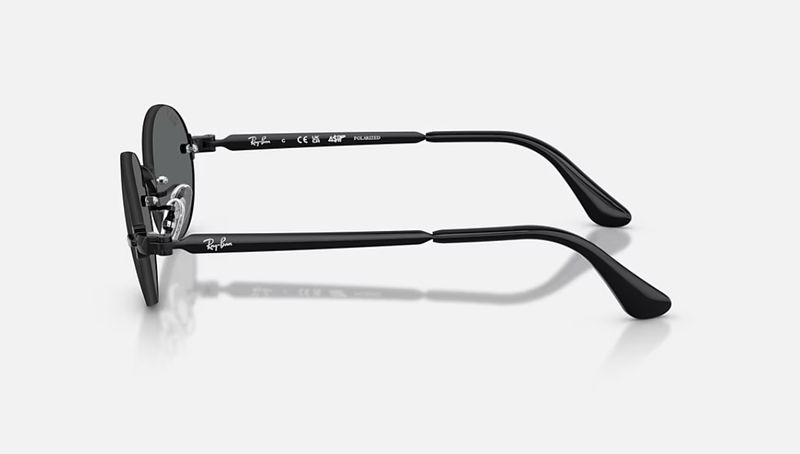 RB3929 BY A$AP ROCKY -Polished Black Frame, Dark Grey Polraised Lenses