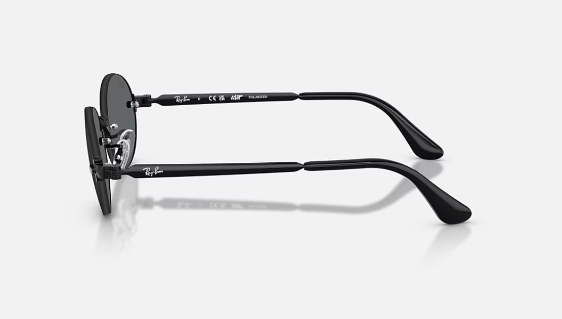 RB3929 BY A$AP ROCKY -Polished Black Frame, Dark Grey Polraised Lenses