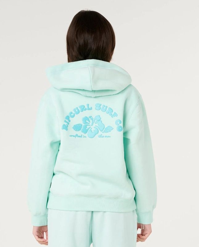 Hibiscus Heat Logo Hood - Girls 8-14yrs