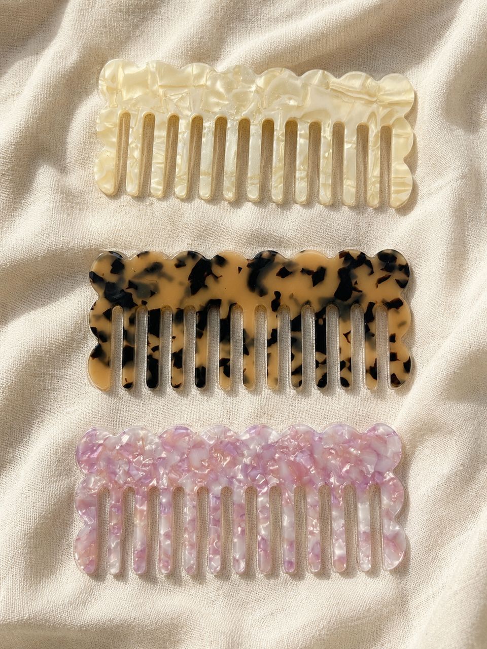 Marbled Hair Combs