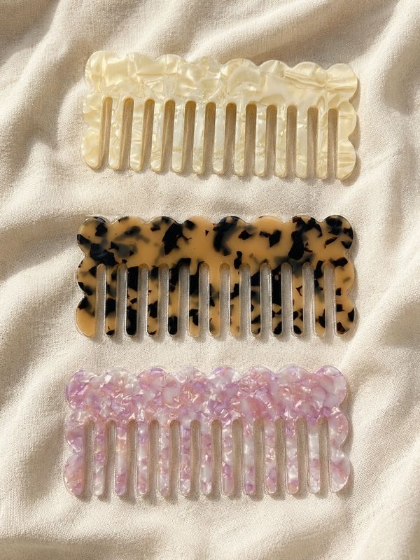Marbled Hair Combs
