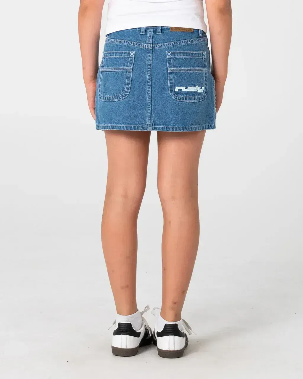 Flip Girl Mini Denim Skirt