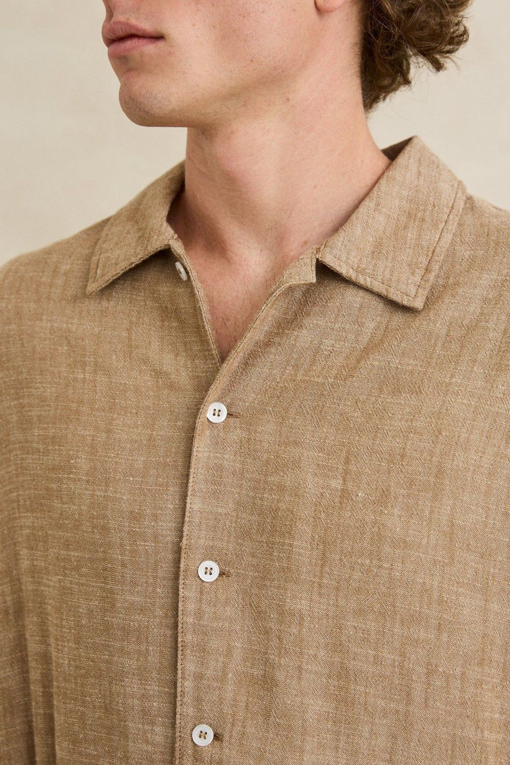 Linen Chambray Ls Shirt
