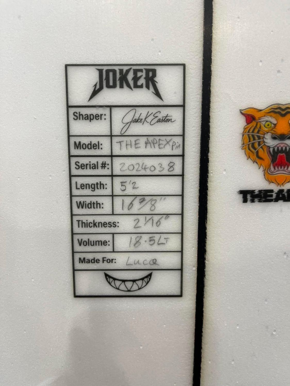 5'2 Orange Joker
