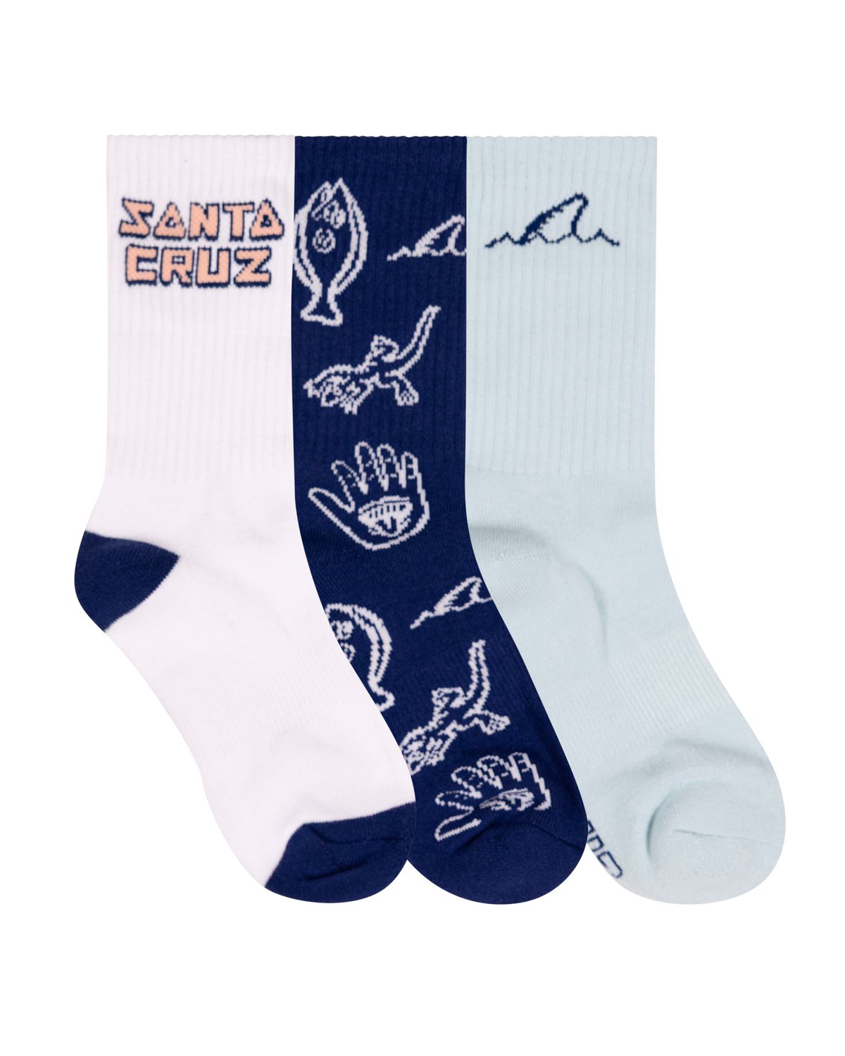 Tripper Deconstruct Crew Sock 3 Pack