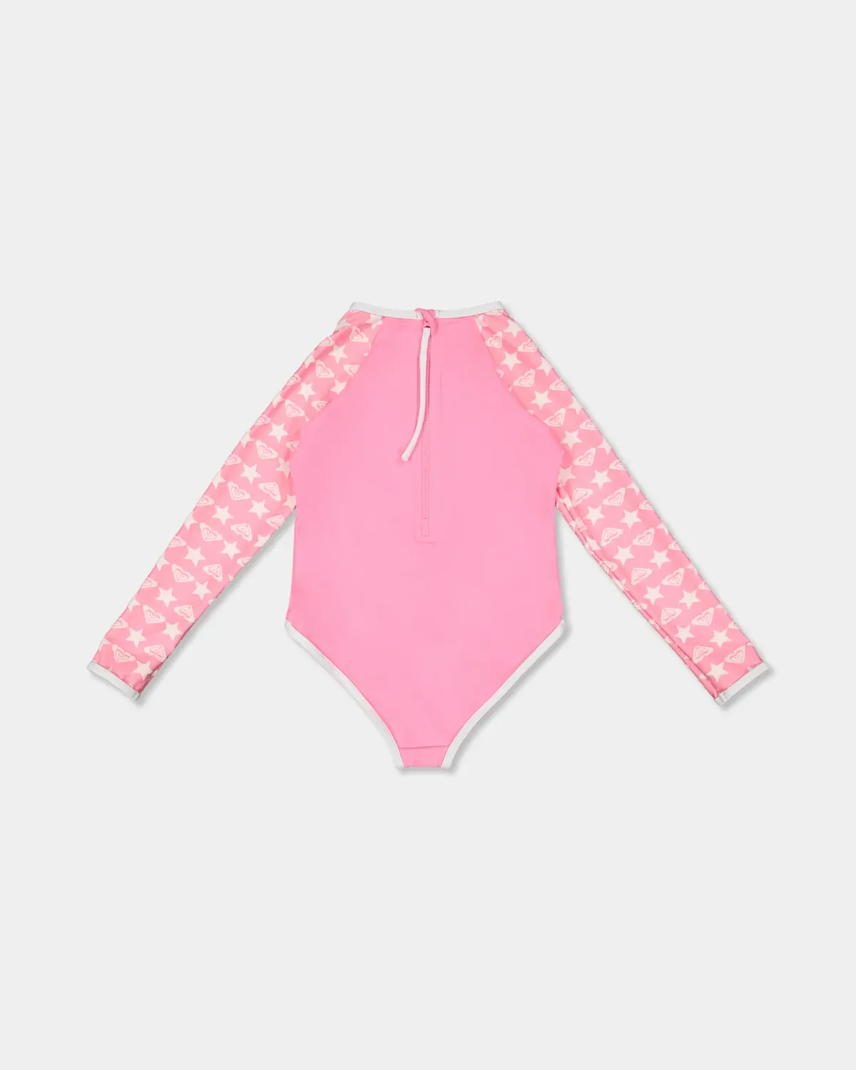 Girls 2-7 Super Star Long Sleeve One Piece Swimsuit