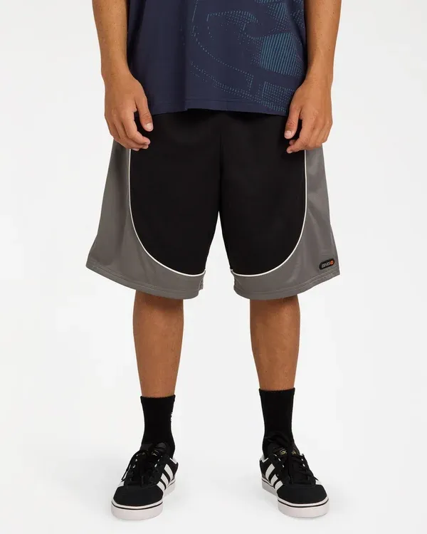 MENS SPEC 73 MESH SHORTS, Color: BLACK, Size: XS