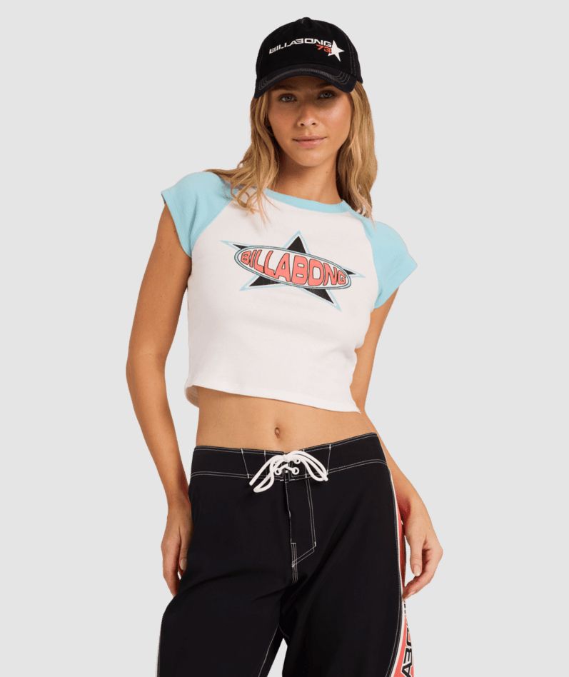 Womens Joyride Raglan Crop T-shirt