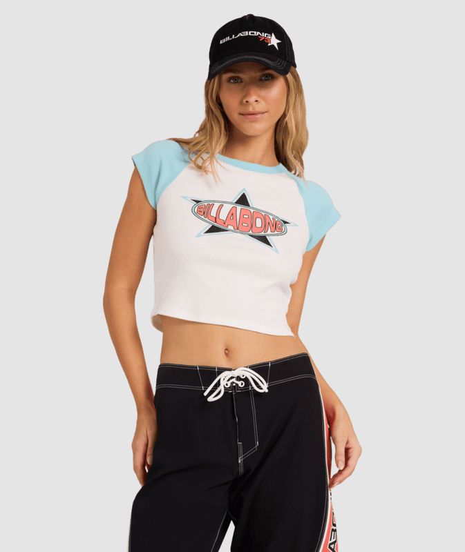 Womens Joyride Raglan Crop T-shirt