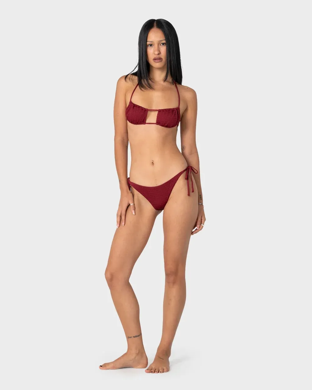 Cedar Side Tie Midi Bikini Bottom