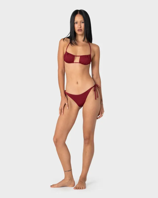 Cedar Side Tie Midi Bikini Bottom