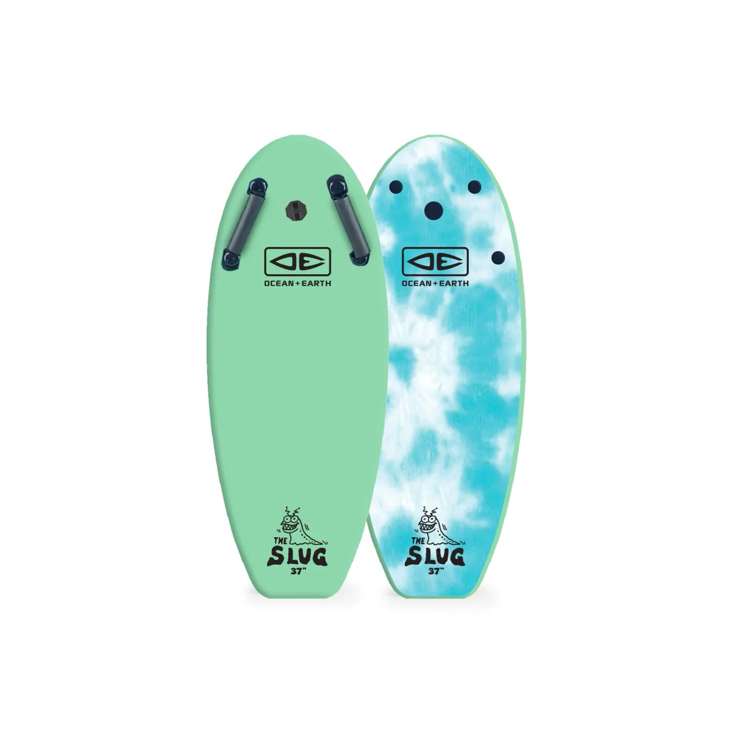 The Slug Bodyboard 37" with Handles, Color: Spearmint