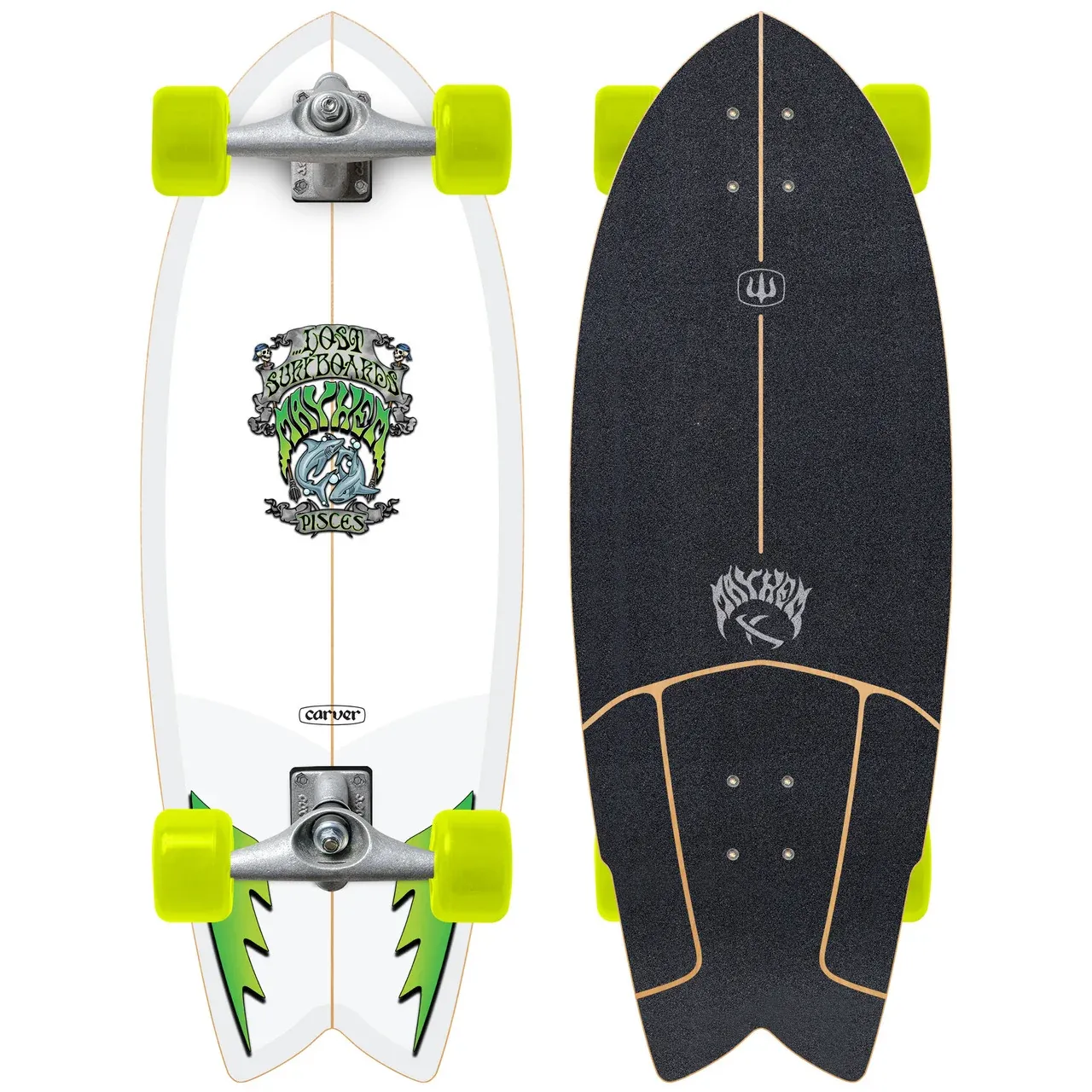 …Lost Pisces 29" Carver Surfskate Complete