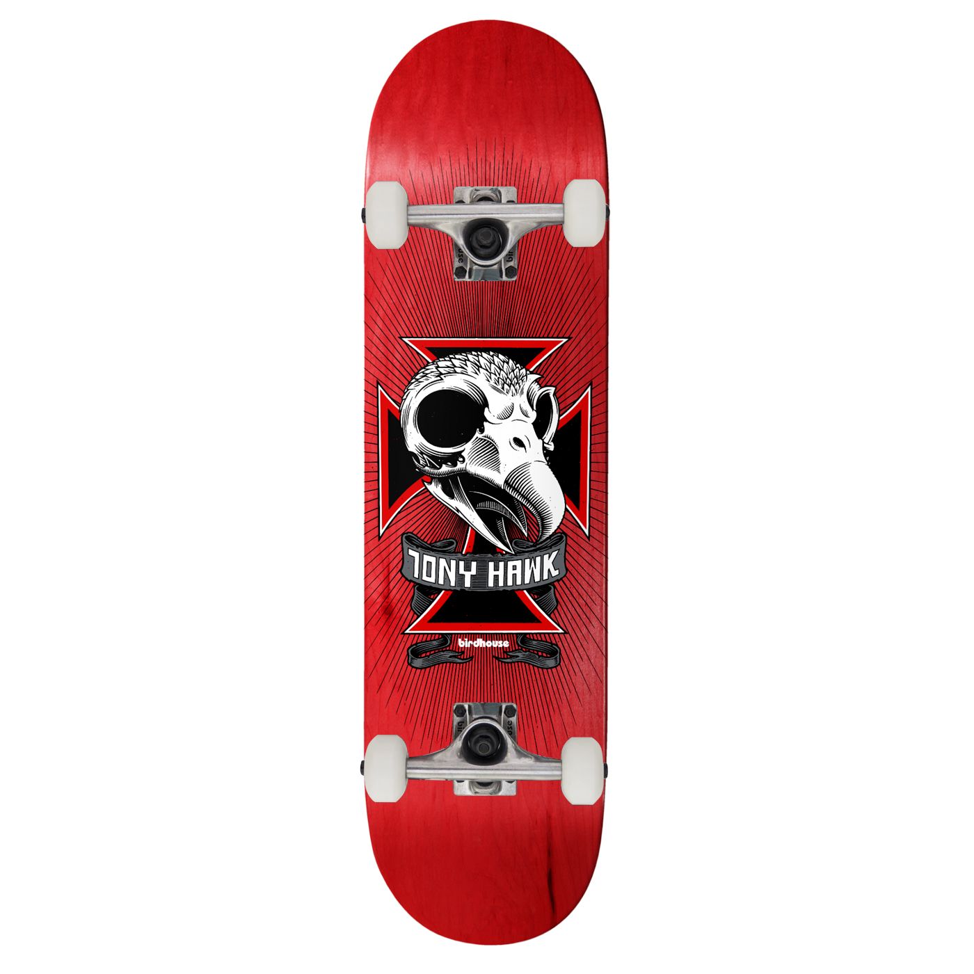 Birdhouse Comp Level 1 Full Skull Red 8.0