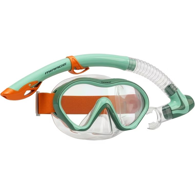Snapper Mask &amp; Snorkel Set, Color: Orange