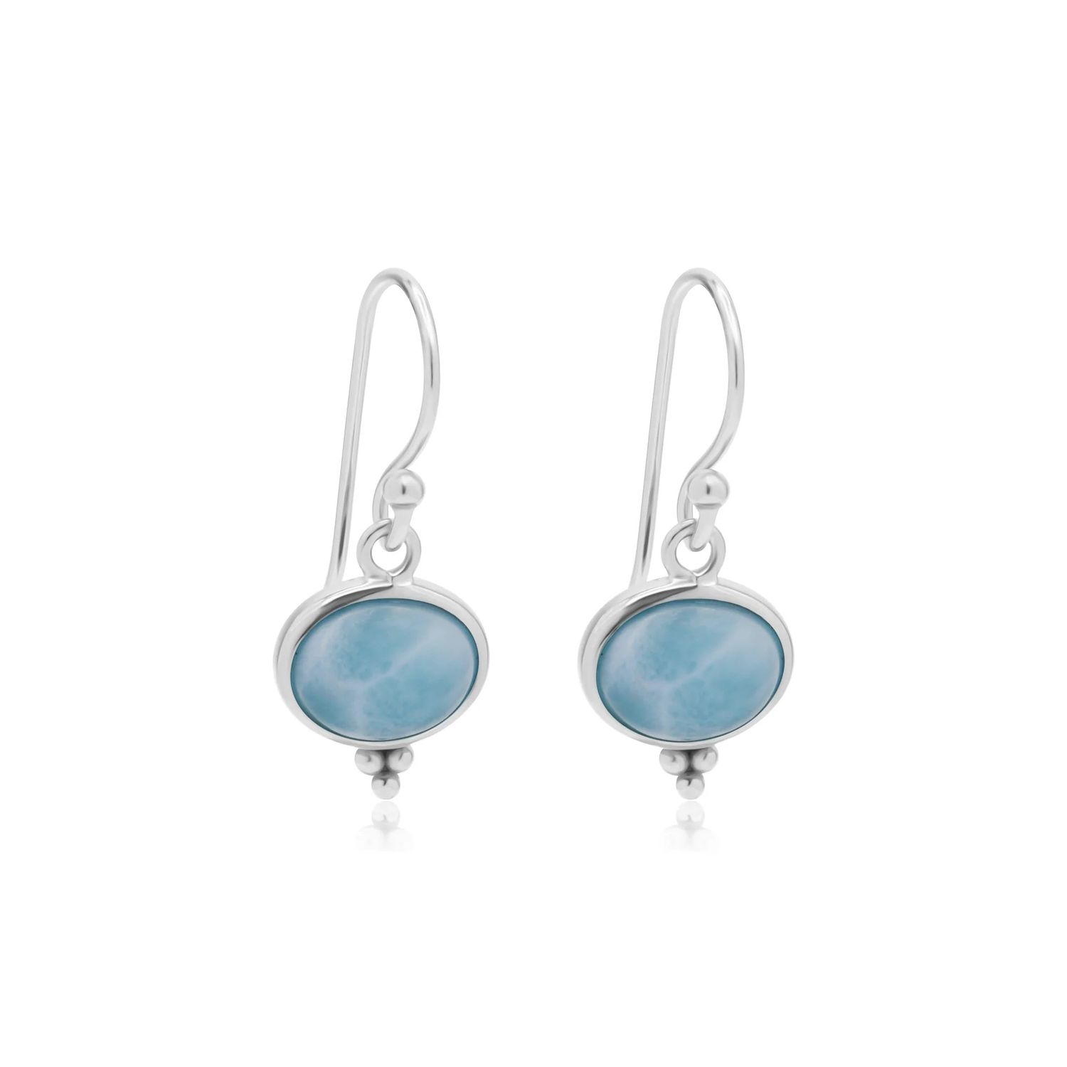 Aleta Turquoise Earring, Color: Silver
