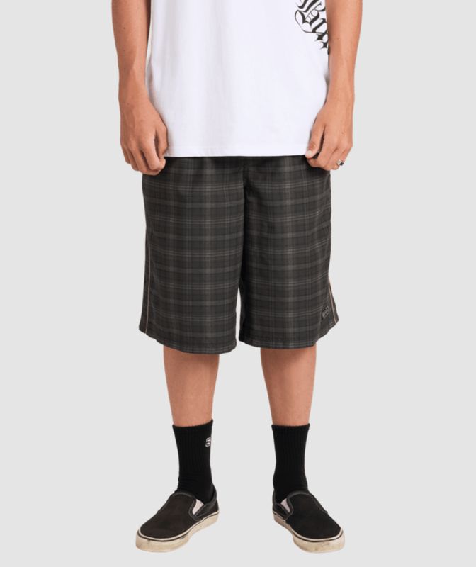 Mens Immortal Check Throw On Boatrdshorts
