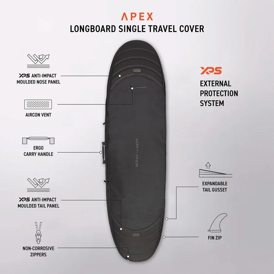 APEX Longboard Travel Cover - 1 Board