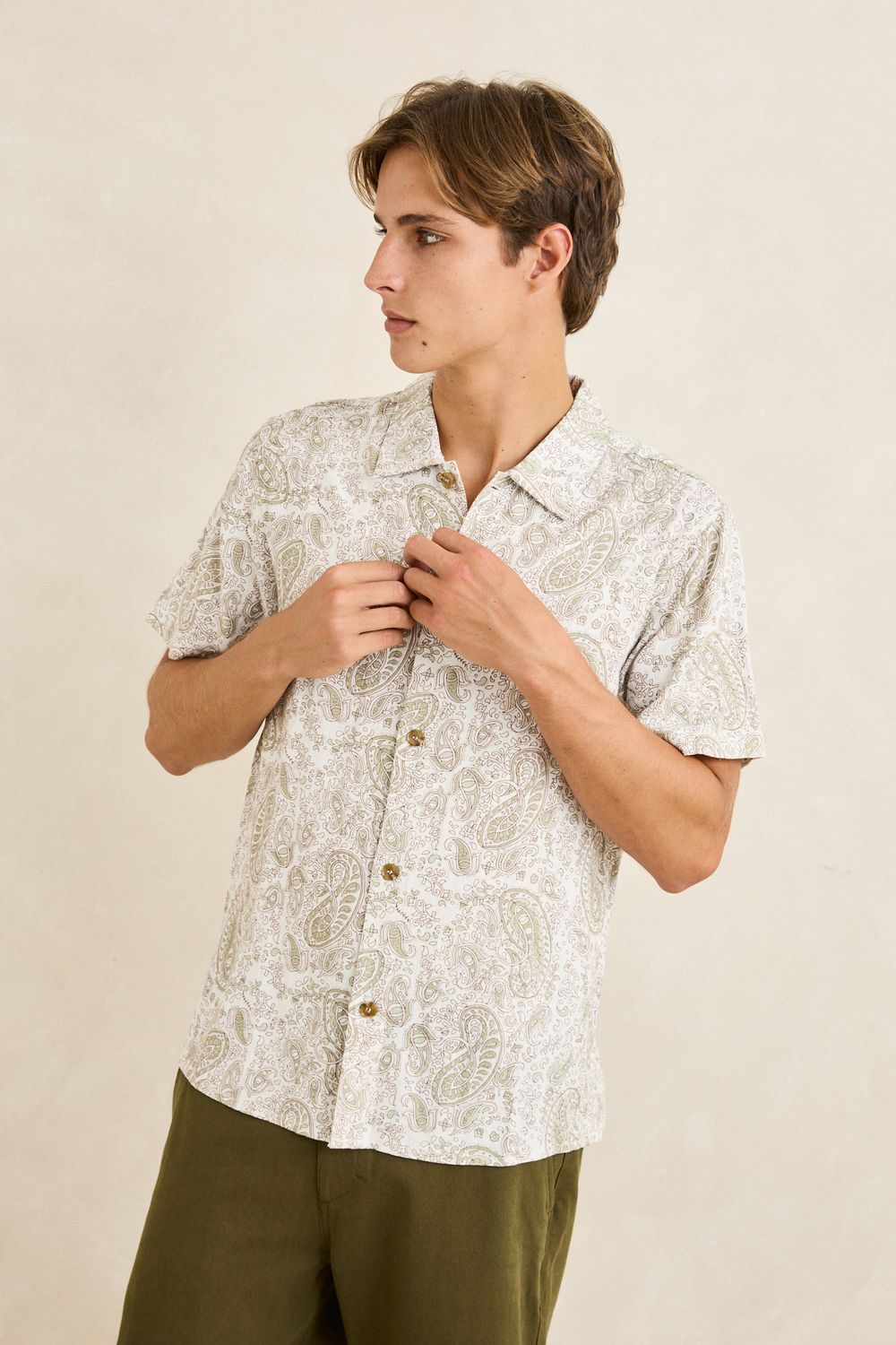 Tally Paisley SS Shirt