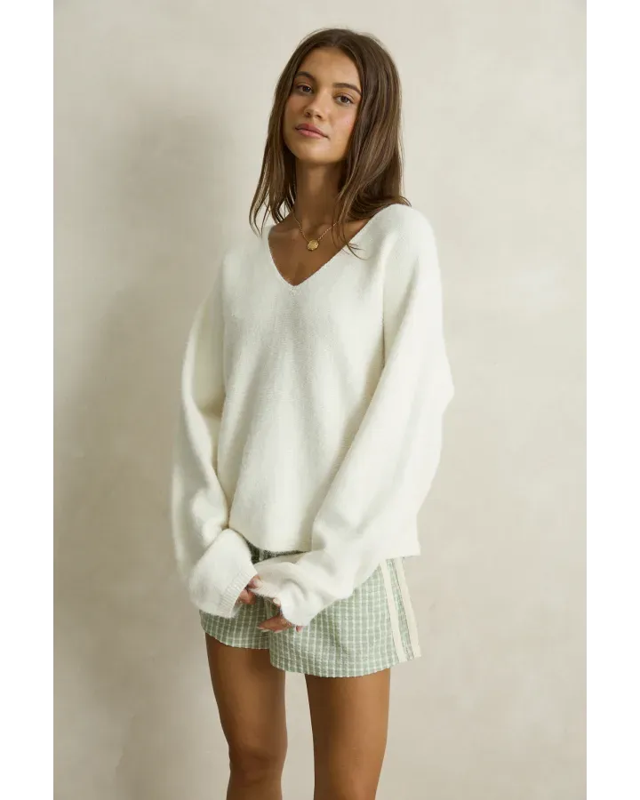 Adele Oversized Long Sleeve Knit Top