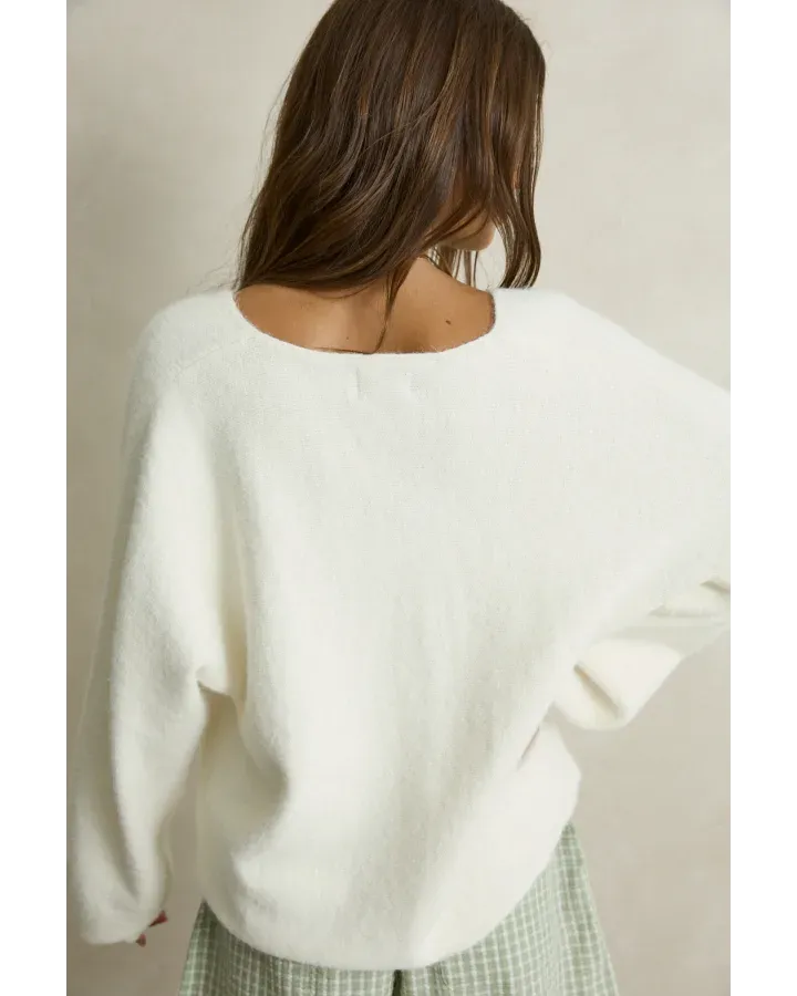 Adele Oversized Long Sleeve Knit Top
