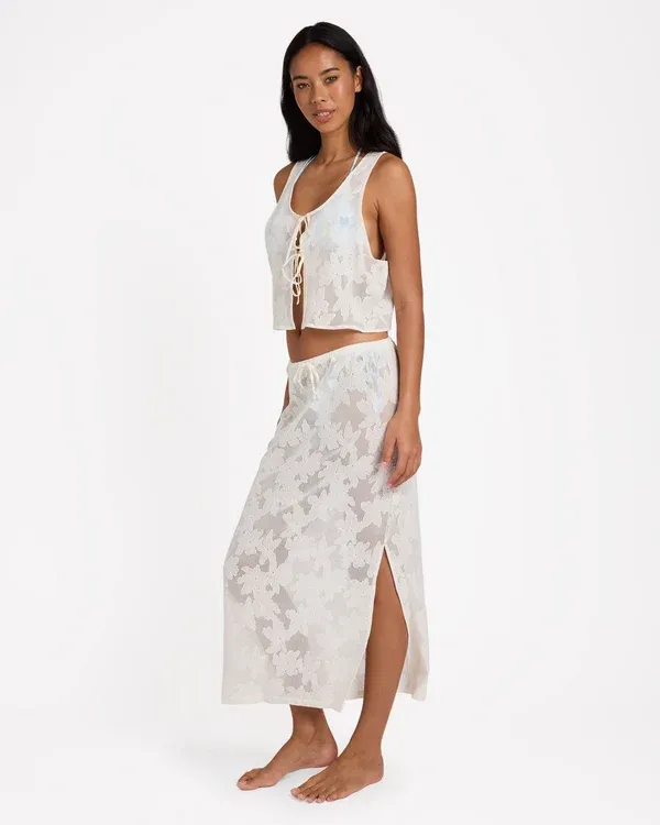 Salt Bloom Skirt, Colour: Salt Crystal, Size: XS/6