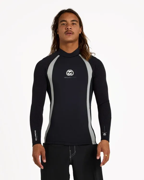 1/1 mm Absolute Ultra Long Sleeve Wetsuit Jacket, Color: Light Grey, Size: M