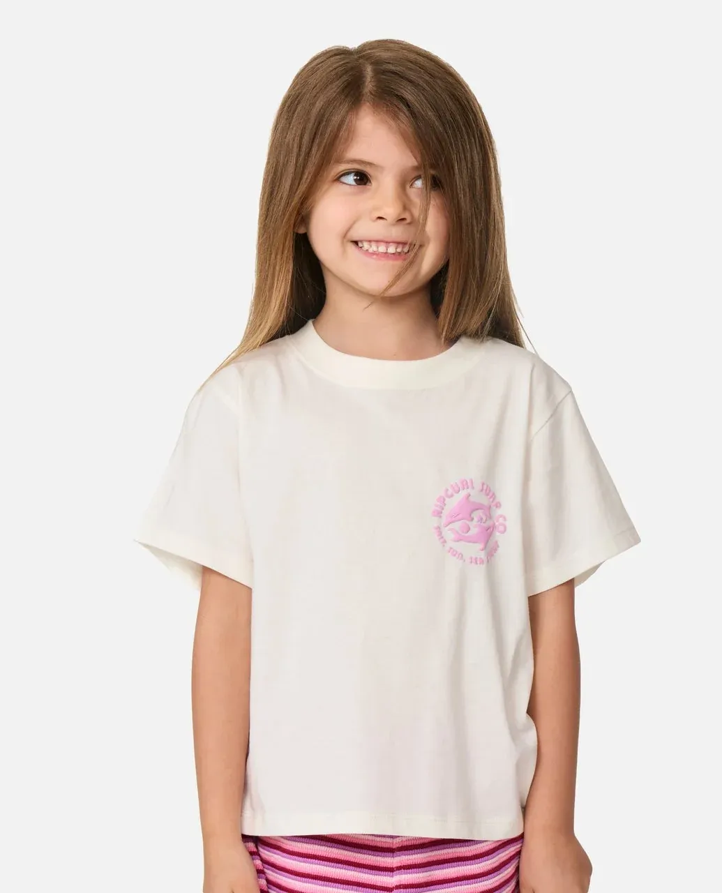 Surf Puff Tee - Girls 2-8