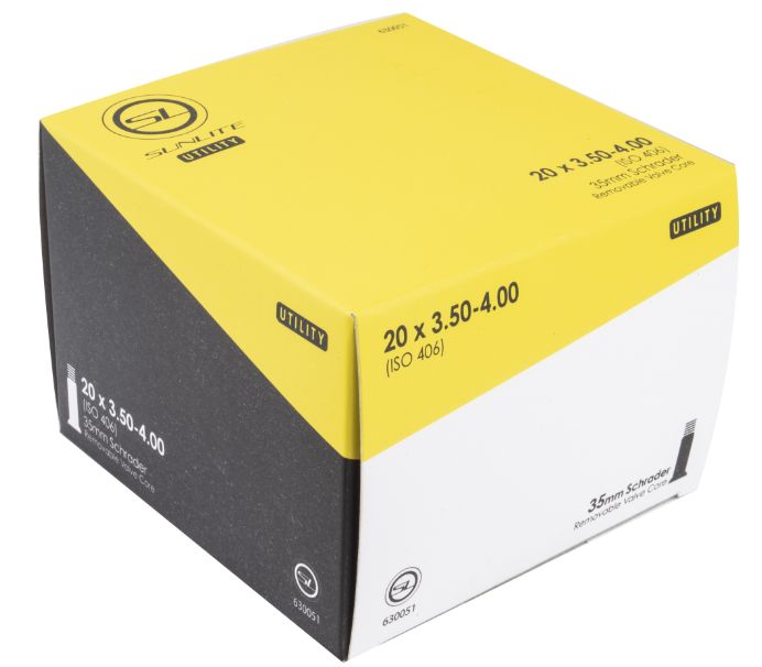 Utili-T Standard Schrader Valve Tubes 20x3.50-4.00, Size: 20x3.50-4.00