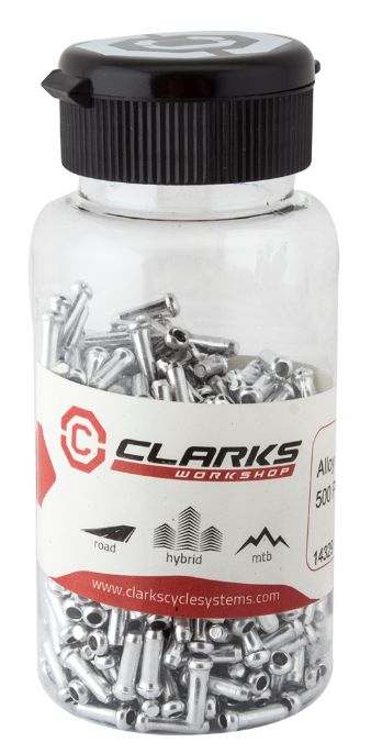 Clarks Cable Tips (Per Tip), Colour: Alloy