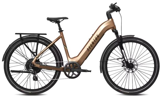 Aventon - Level 3 Step Through, Colour: Sandstone, Size: Regular