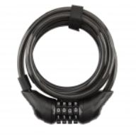 Coil Combo Neon Lock, Colour: Black