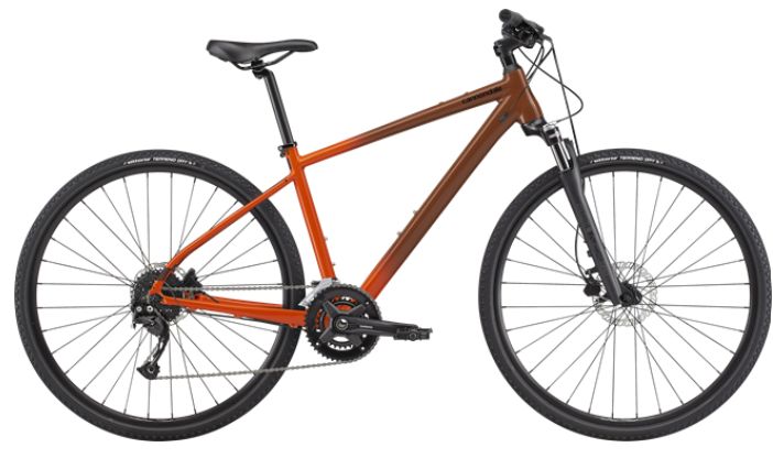 Cannondale Quick CX 2 - Hybrid Bike, Colour: Cinnamon, Size: Small