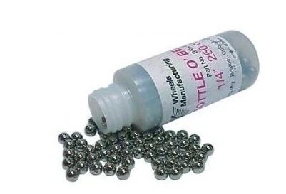 BALL-11B BOTTLE OF BEARINGS 1/4" GRADE 25 (Per Bearing), Size: 1/4"